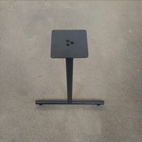 Pieds de table en forme de T, pieds de table pour tables, comptoirs de bar, cafés, zones de réception, petites salles de réunion