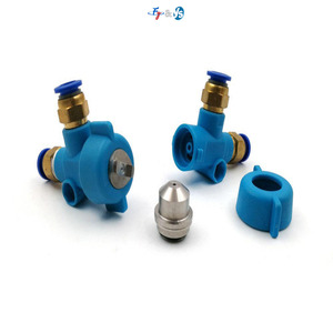 Mini không khí hỗ trợ Atomizer nhựa hai-chất lỏng phun vòi phun cho khí nén phun nước, nông nghiệp Máy phun - Product Image 6