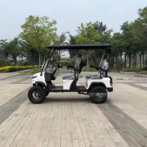 Voiture de golf électrique blanche à 4 places, prix d'usine, buggy de chasse, batterie au lithium, voiture de golf tout-terrain - Product Image 6