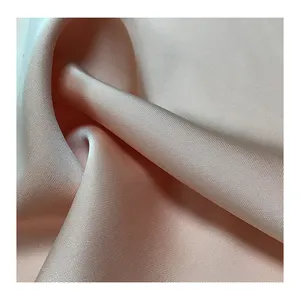 Cao Cấp 180gsm Bắt chước Acetate Sợi Double-Side Satin 100% Polyester Người Phụ Nữ Ăn Mặc Vải