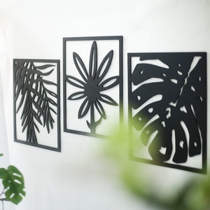 Putuo Decor Gran Venta Escultura de Pared de Líneas Minimalistas Arte de Pared de Madera Decoración Moderna de Pared Colgante de Naturaleza para el Hogar - Product Image 5