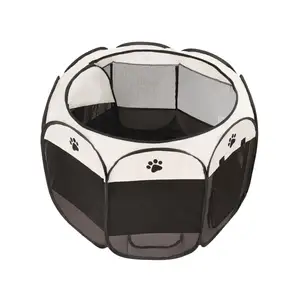 High-quality Oxford Fabric Washable Portable Folding Pet Tent Dog House Cage Portable Foldable Pet Playpen for Pets