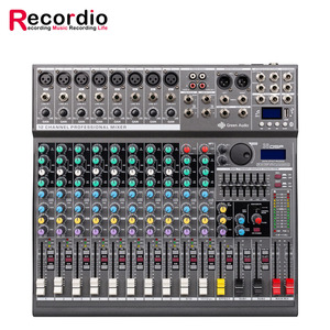 GAX-EF12 Mixer Audio Video Professionale, Console di Mixaggio Digitale a 8 Canali con Alimentazione Phantom 48V - Product Image 4