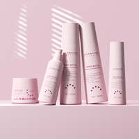 Luxe 30 50 100 120ml emballage de Toner cosmétique bouteille de Lotion en plastique rose avec pompe de pulvérisation de brouillard corporel pour les soins de la peau