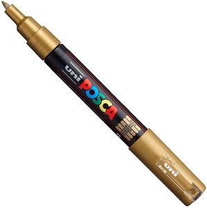 Uni <span class=keywords><strong>Posca</strong></span> Paint <span class=keywords><strong>Marker</strong></span>,ปากกามาร์คเกอร์สีโปสเตอร์ของมิตซูบิชิ Extra Fine Point PC-1M - Product Image 5