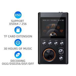เครื่องเล่นเพลง MP3 HiFi อลูมิเนียม CNC แบบกำหนดเองจากโรงงาน ความจุ 128GB พร้อมปุ่มกดแบบกายภาพ DSD256 สำหรับคนรักเสียงเพลง - Product Image 6