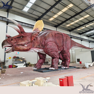Parque de Atracciones Temático Interior Dino Amusement, Modelo Animado de Dinosaurio Gigante, Estatua de Dinosaurio <span class=keywords><strong>Real</strong></span> de Tamaño Natural, Triceratops Gigante para Público - Product Image 2