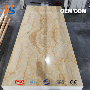 热销CE/ISO竹炭UV大理石板/板/面板防水墙板，适用于公寓大厅使用，中国工厂价 - Product Image 1