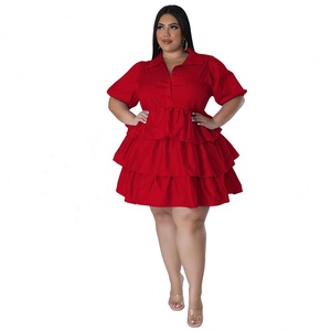 Vendita Calda di <span class=keywords><strong>Abbigliamento</strong></span> Femminile in Stile Europeo e Americano, Vestiti Casual Larghi e Sexy in <span class=keywords><strong>Taglie</strong></span> Grandi per Donna - Product Image 4