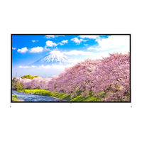 Écran intelligent OEM 50 65 pouces TV Télévision 4k 2k LED Sans cadre Écran plat Télévision intelligente Android