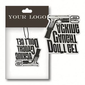 Diffuseurs de parfum en papier pour voiture, senteurs variées, vente en gros, cadeaux promotionnels, logo personnalisé, diffuseur suspendu - Product Image 4