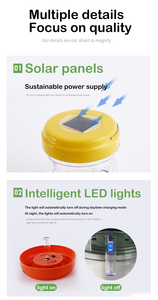 Vendita calda di alta qualità a energia solare solido trappola per vespe a Led a imbuto da esterno trappola per insetti da giardino uso per il controllo dei parassiti - Product Image 5