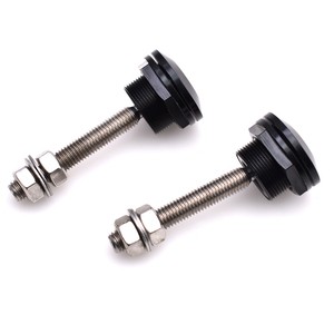 Juego de pasadores de aro de aluminio forjado para coche, botón de presión negro, enganche de bloqueo, pasadores rápidos, capó de 100 mm - Product Image 5