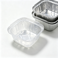 Gobelet à œufs rond en aluminium argenté, bol en aluminium pour la cuisson