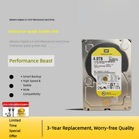 Disque Dur de Surveillance d'Entreprise à Livraison Rapide Gold Enterprise 3.5" SATA 7200RPM CMR 1TB-4TB pour CCTV DVR NVR NAS Ordinateur de Bureau Karaoké