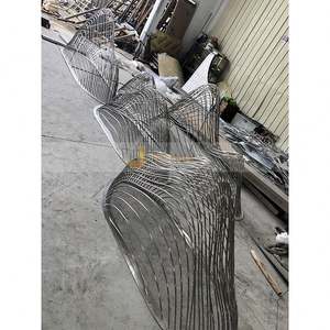 ANW6489 Escultura Decorativa de Acero Inoxidable Personalizada Estilo Art Deco para Aniversario, Mejora el Impacto Visual - Product Image 2