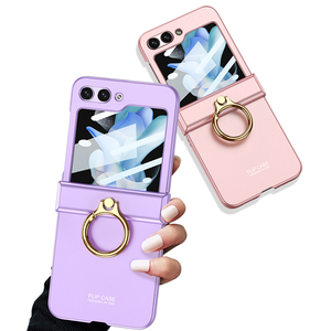 <span class=keywords><strong>2023</strong></span>เคสโทรศัพท์ Galaxy <span class=keywords><strong>Z</strong></span> <span class=keywords><strong>Flip</strong></span> <span class=keywords><strong>5</strong></span> Gkk วงแหวนโลหะแบบรวมทุกอย่างที่มีขอบบางมาก - Product Image 6