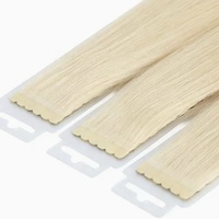 Extensions de cheveux 100% naturels avec cuticules alignées, simili extensions russes.