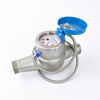 Compteur d'eau froide multi-jets en acier inoxydable avec communication filaire M-Bus/RS485 et lecture à distance
