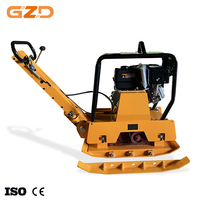 Compacteur de plaques hydraulique professionnel GZD 38KN C330T 13hp Diesel pour routes