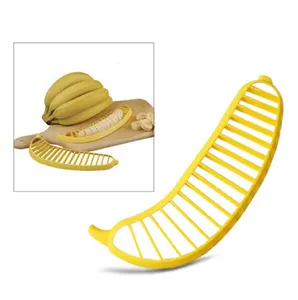 Fatiador de banana e separador de frutas, produto comestível, cortador de banana