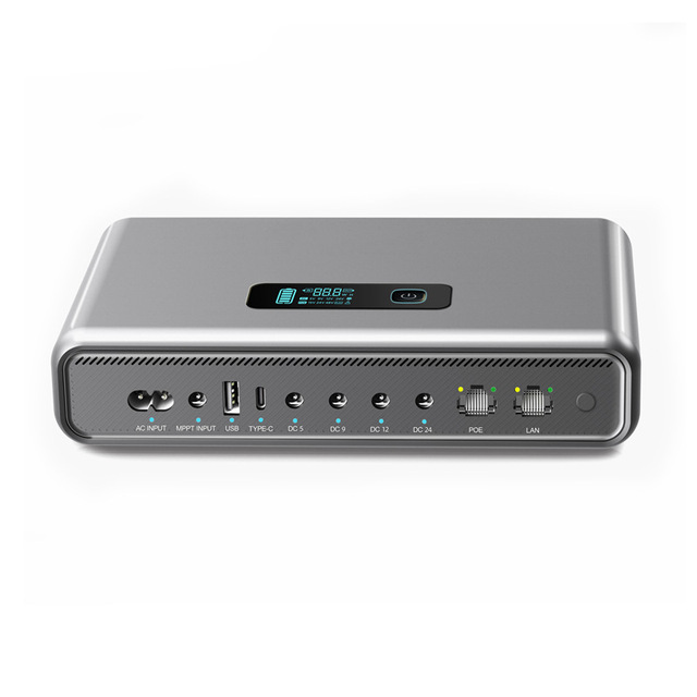 Mini DC UPS Single Phase for WiFi Router DC120W 54000mAh Lifepo4 Battery