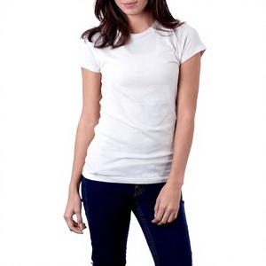 Women's Plus Size Short Sleeve Embroidered T-Shirts High Quality 100% Cotton Eco-Friendly Customizable Breathable Quick Dry - Product Image 2