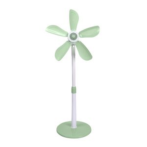 Electric Fan With Soft Blades Green Floor Fan Remote <b>Control</b> Energy Efficient For Home Bedroom Dormitory <b>Standing</b> Fan - Product Image 5