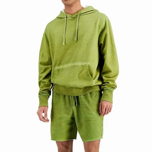 Good Quality Whole Sale Rate Hoodie Short <b>Set</b> for Men Polyester Cotton Hoodies And Shorts <b>Set</b> for Sale Men Wear 430 gsm - Product Image 4