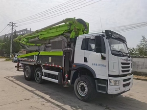 Camion pompe à béton Zoomlion 62m de pointe en Chine, modèle 49X-6rz avec moteur diesel, productivité de 18 m³/h à Shanghai - Product Image 2
