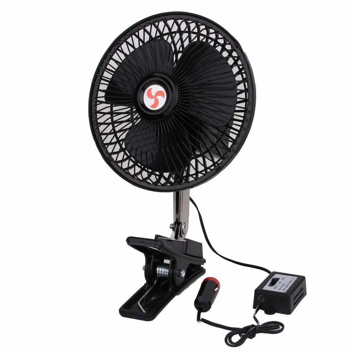 5 '' 12 Volt Mini Nội Thất Xe Hơi Điều Hòa nhựa blade Air Cooling Fan