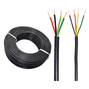 สายสัญญาณควบคุมอุปกรณ์อุตสาหกรรม Luobaide <span class=keywords><strong>AVVR</strong></span> แบบกระแสต่ำ 4 แกน ทองแดงขนาด 0.12 มม. แรงดันไฟฟ้า 300V ฉนวน PVC - Product Image 1