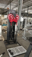 Meilleur prix équipement de gymnastique de vol multiple chargé par goupille épaule debout Machine de levage latérale à Double bras