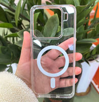 Funda Magnética Transparente Rígida para Xiaomi 15T Pro, Carcasa Acrílica Transparente Antigolpes para Mi 17T 17 Poco X8 Pro Max