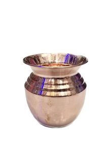 Fuerte DISEÑO DE Lota de cobre completo con utensilio de cobre de calidad antioxidante para agua potable en los hogares de proveedor indio - Product Image 4