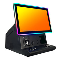 Mesin Game Bartop Pot O Gold 23.8 Inch Horizontal untuk Meja, Terlaris, 510 Papan Permainan