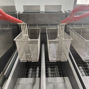 سبليت تانك تجاري سريع مطعم رقائق البطاطس سمك الدجاج غاز - Product Image 3