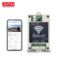 Interruptor de Control de Voz JUTAI con Aplicación Inteligente, Temporizador, Monitor de Apertura y Cierre, Wifi, Controlador de Abridor de Puerta de Garaje, Personalizado