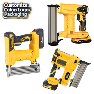 <span class=keywords><strong>Clavadora</strong></span> Eléctrica Inalámbrica Portátil, <span class=keywords><strong>Recargable</strong></span>, con Batería de Litio de 3.0Ah, para Trabajos de Madera y Construcción - Product Image 1