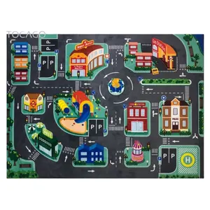 Çocuk playmat halı dokuma çocuk mat özelleştirilmiş halı tarama oyun matı eko dostu kilim paspas özel baskılı