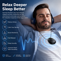 Pendentif pour le sommeil, dispositif d'aide au sommeil profond, pendentif de relaxation portable pour soulager le stress, rechargeable, OEM ODM, logo personnalisé