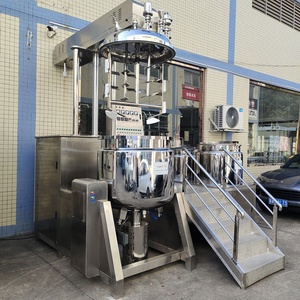 Réservoir d'homogénéisation sous vide, machines à fabriquer de la mayonnaise avec système de circulation, homogénéisateur mélangeur pour crème cosmétique pour le visage - Product Image 4