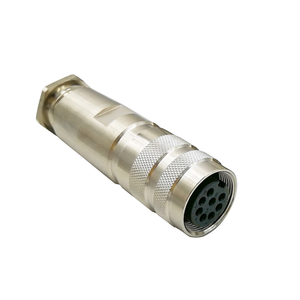 Oem odm ip67 עמיד למים 8pin יצוק מתכת ישר m16 מחבר נקבה - Product Image 2