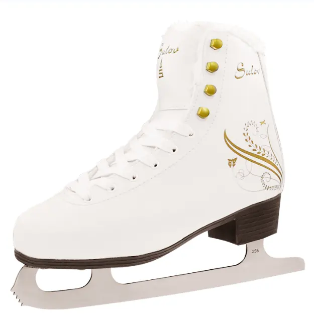 2023 Ajustável Inline Skate Para Senhoras Profissionais Sapatos De Patinação No Gelo Figura Para Pista De Gelo Use New Design Figura Skate sapatos