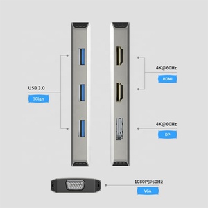 <span class=keywords><strong>Mini</strong></span> Dock 4K con Cuatro Pantallas, Estación de Acoplamiento USB C con Entrega de Energía de 85W, Estación de Acoplamiento <span class=keywords><strong>para</strong></span> Windows con Cuatro Monitores Wavlink WL-UMD304 - Product Image 3