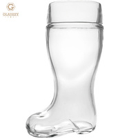 Verres à boire personnalisés avec logo, verres à bière créatifs en forme de botte, cadeau promotionnel, verre à bière personnalisé en forme de botte de football