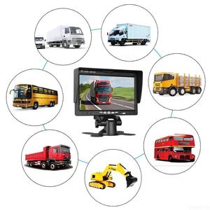 7 inch không dây phía sau máy ảnh đậu xe Màn hình Kit với máy ảnh kép hồng ngoại tầm nhìn ban đêm không thấm nước cho hệ thống an toàn xe - Product Image 6