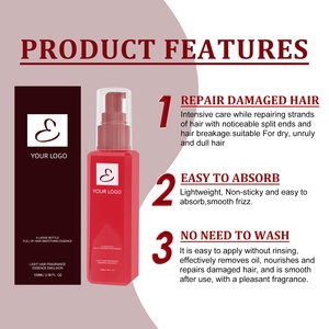 Tratamiento Capilar de Queratina Orgánica de Marca Privada, <span class=keywords><strong>Acondicionador</strong></span> Nutritivo Profundo Antiencrespamiento para Cabello Dañado, para Uso Diario - Product Image 4