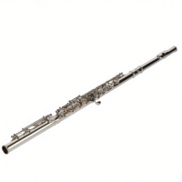 Factory Wholesale Custom Silver Plated Professional High Grade Handmade Carving E Key c Tone 17 Open Hole Flute