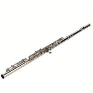 Flûte traversière professionnelle plaquée argent, faite à la main, gravée, tonalité Do, 17 trous ouverts, vente en gros d'usine - Product Image 3